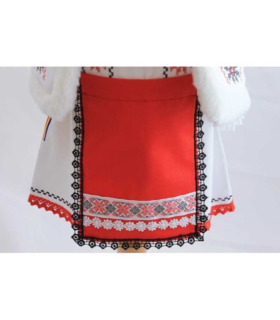 Costum botez traditional fetite complet Stelute