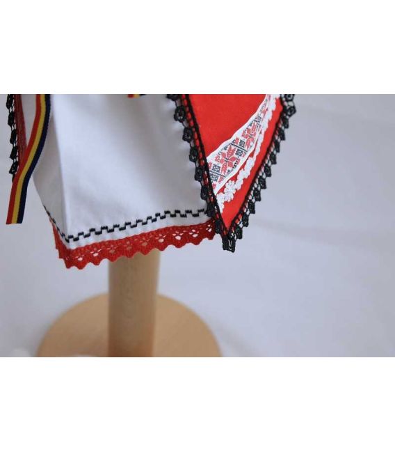 Costum botez traditional fetite complet Stelute
