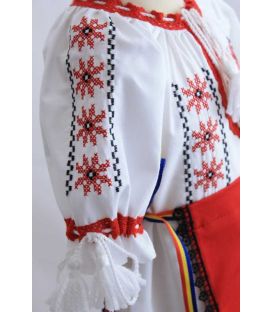 Costum botez traditional fetite complet Stelute