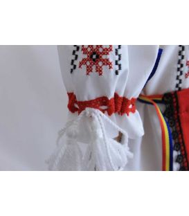 Costum botez traditional fetite complet Stelute