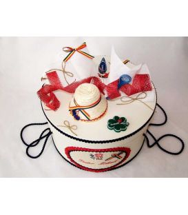 Cutie botez traditionala floare