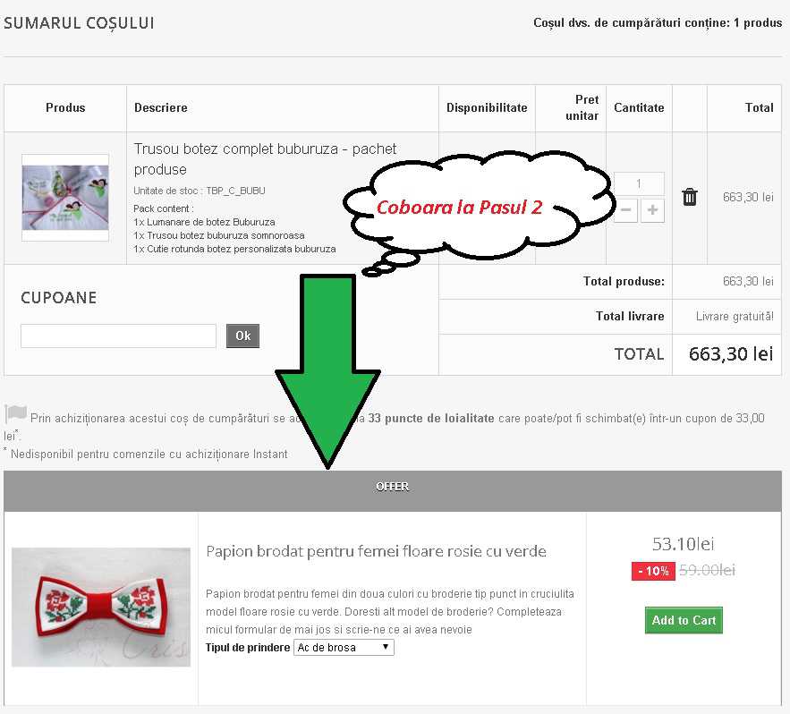 Personalizare trusou botez complet buburuza