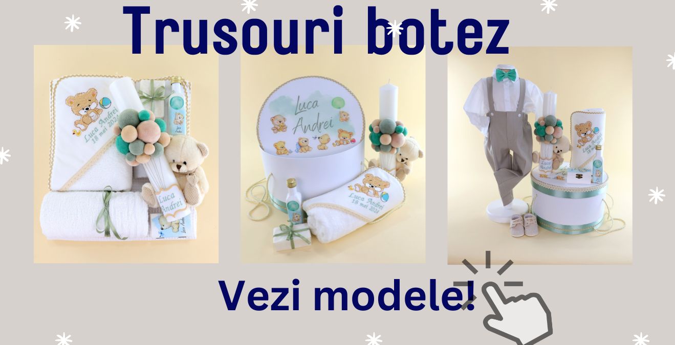 Trusouri botez oferta de pret