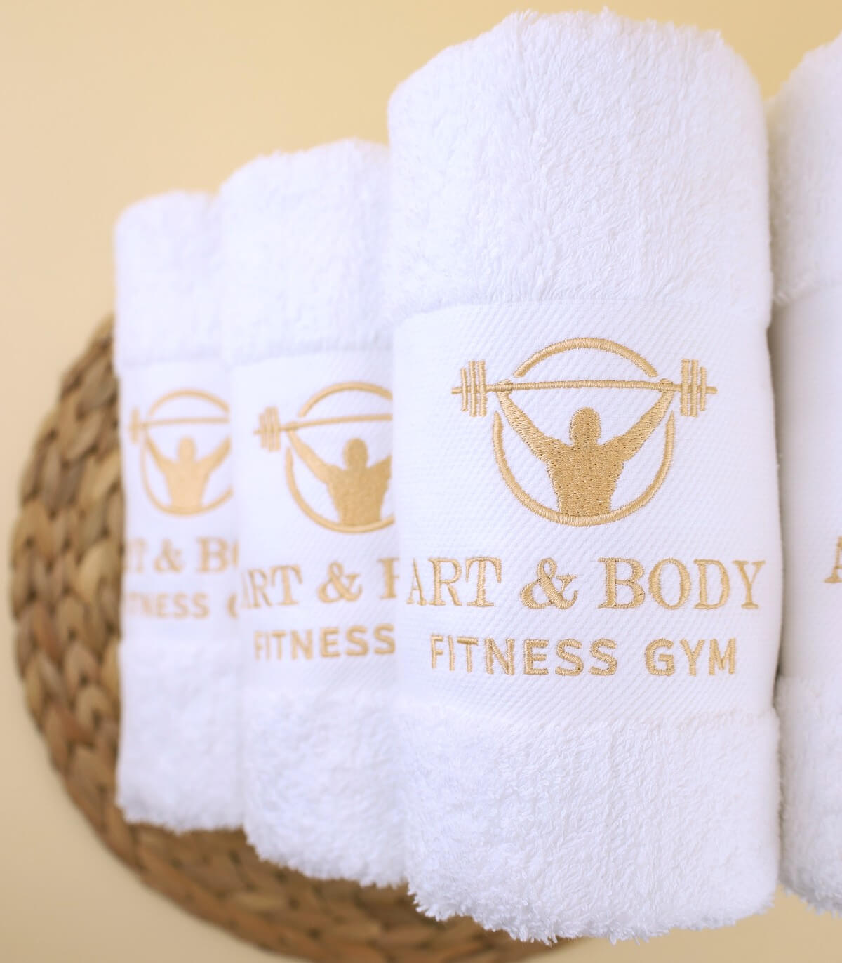 Prosoape personalizate pentru sali de fitness