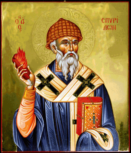 Sfantul Spiridon si minunea de la conciliul de la Nicea