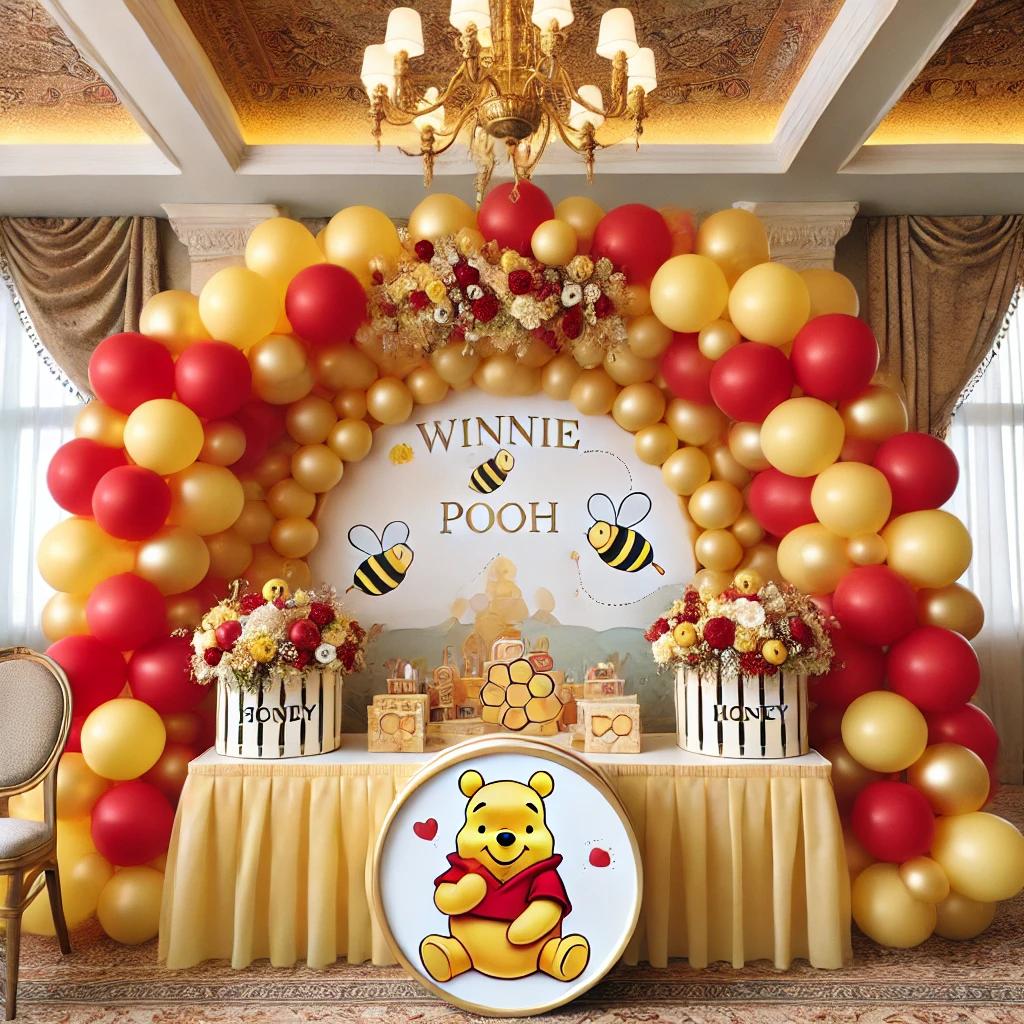 Tematica botez winnie the pooh decoratiuni sala