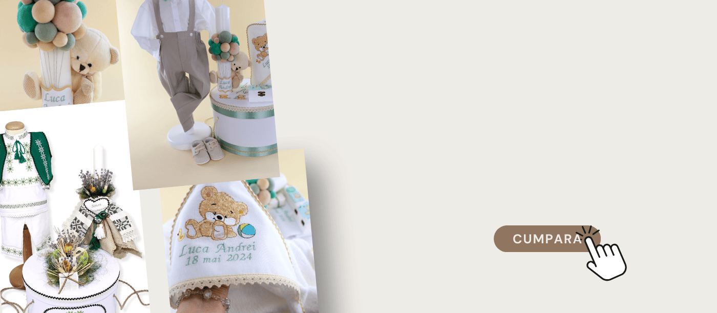 Trusouri botez Atelierele Cris